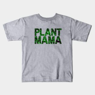 Plant Mama Fresh Green Leaves Kids T-Shirt